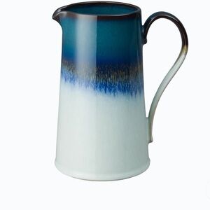 NWOT Denby Statements Ombré Blue Large Jug/Ceramic Pitcher